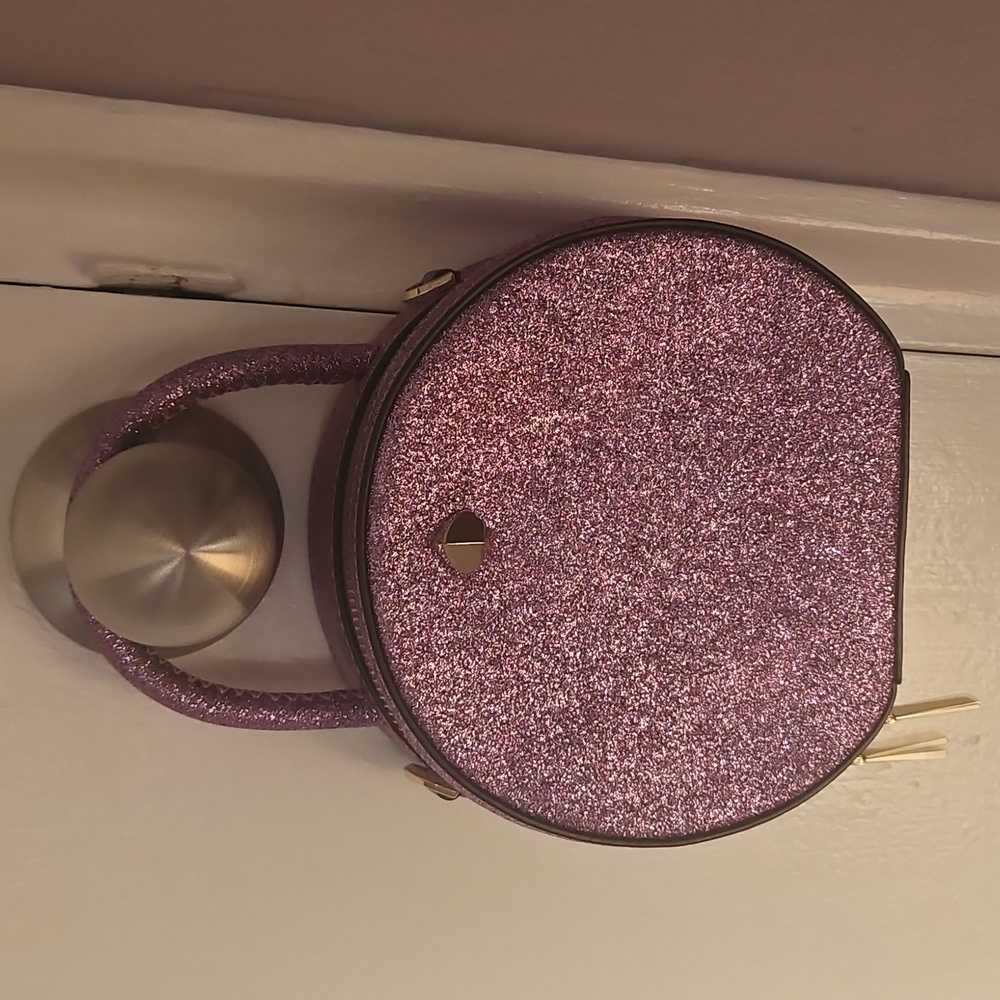 Purple Sparkle Kate Spade Mini Bag